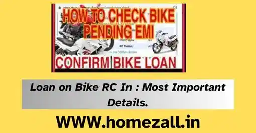 Loan on Bike RC
